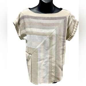 Vintage Michael Blair Striped Top Small